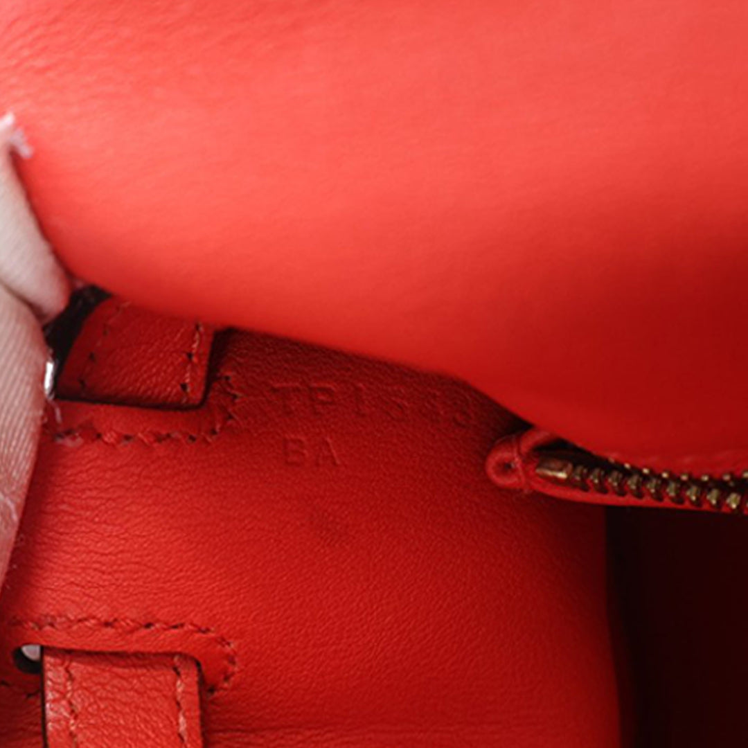 Hermès Swift Kelly II Retourne 25 Rouge – GABY PARIS Authentique