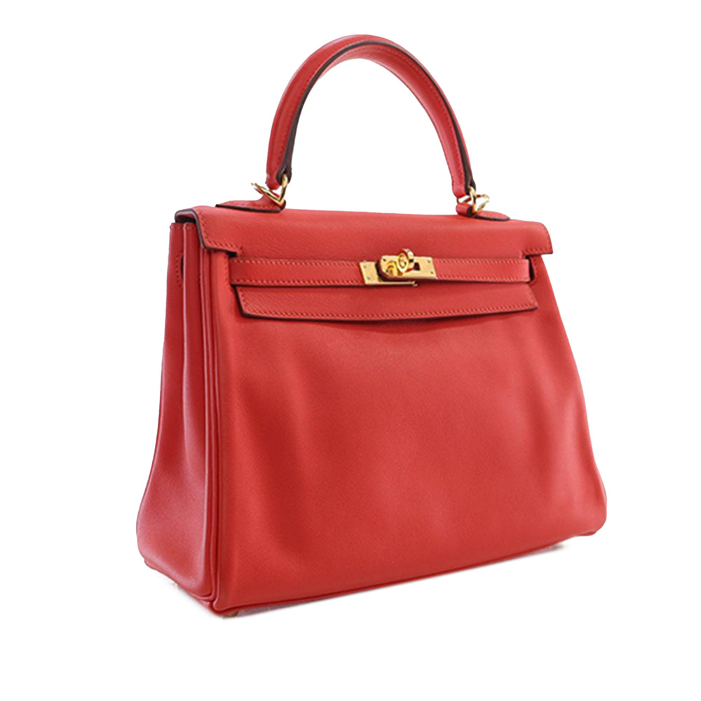 Hermès Swift Kelly II Retourne 25 Rouge – GABY PARIS Authentique