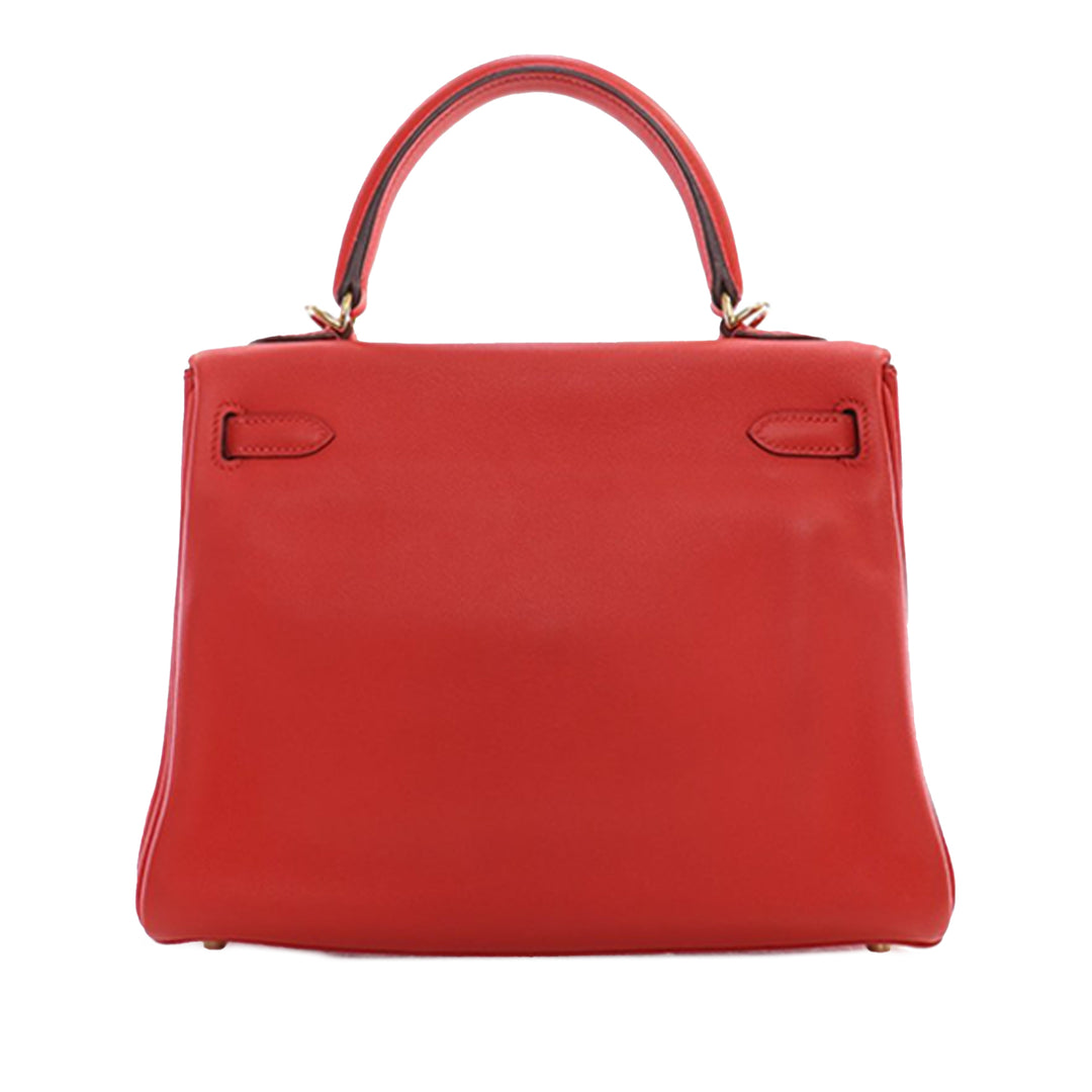 Hermès Swift Kelly II Retourne 25 Rouge – GABY PARIS Authentique