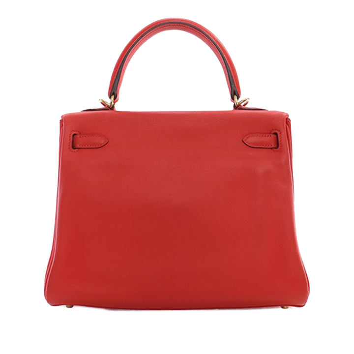 Hermès Swift Kelly II Retourne 25 Rouge – GABY PARIS Authentique