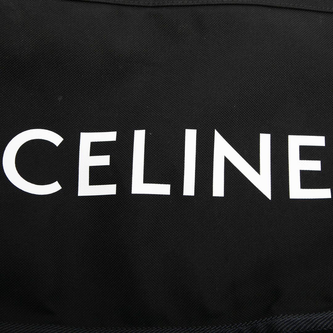 Celine Medium Nylon Logo Trekking Messenger Sac