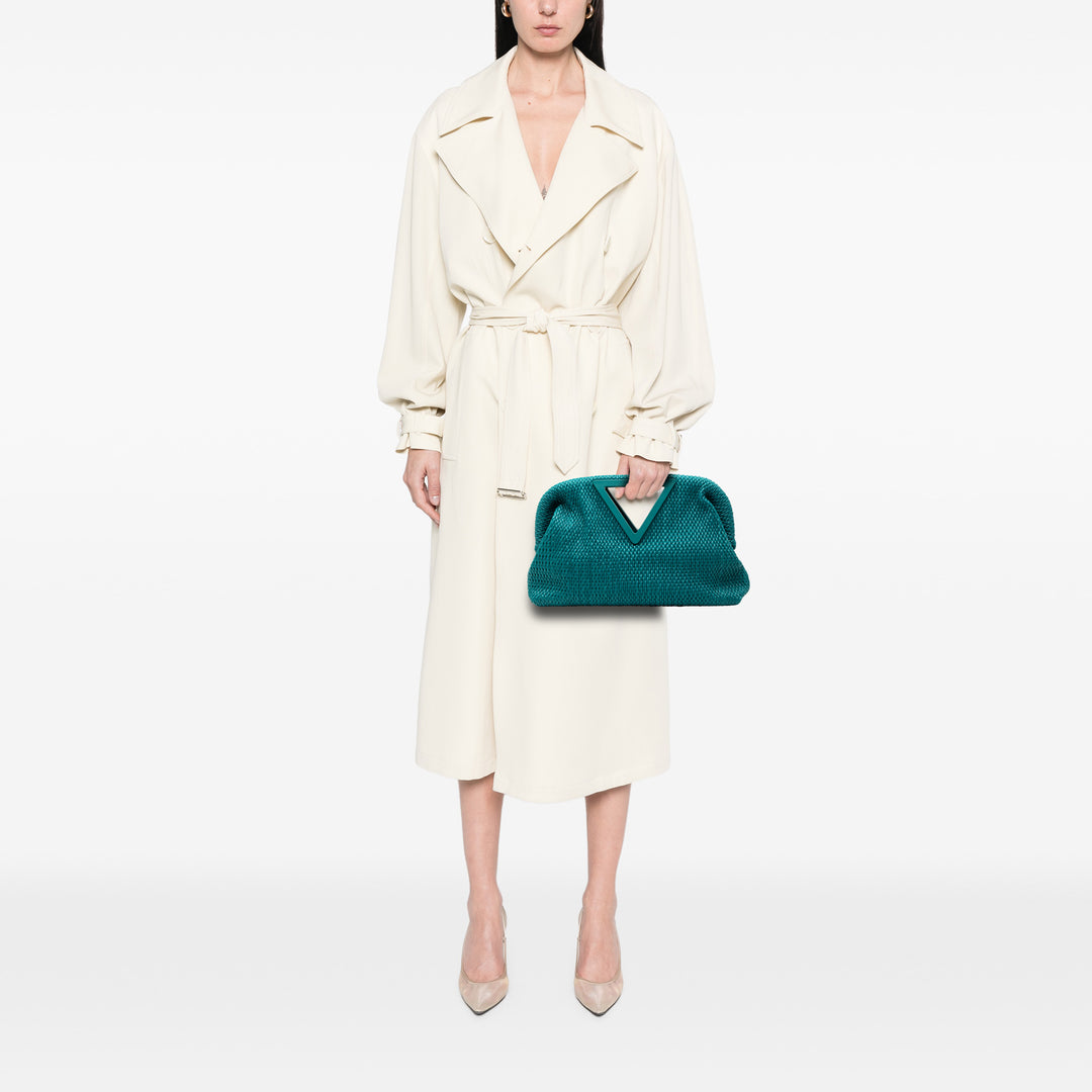 Bottega Veneta Medium Cuir d’agneau Knit The Point Triangle Sac