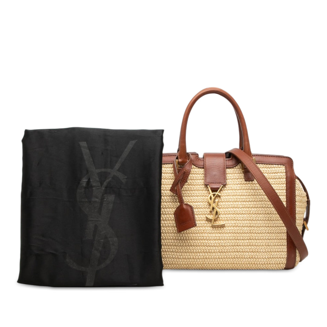 Saint Laurent Downtown Cabas Baby Beige – vue 7 – GABY PARIS