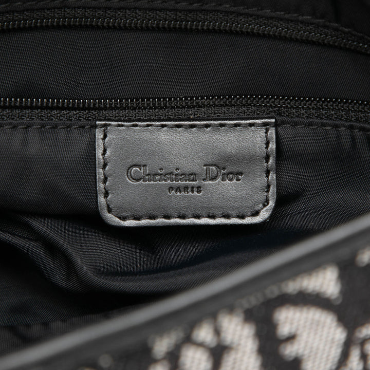 Dior Diorissimo Toile Double Saddle Sac