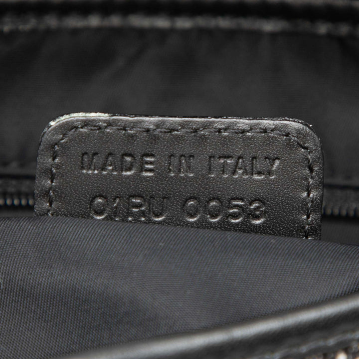 Dior Diorissimo Toile Double Saddle Sac