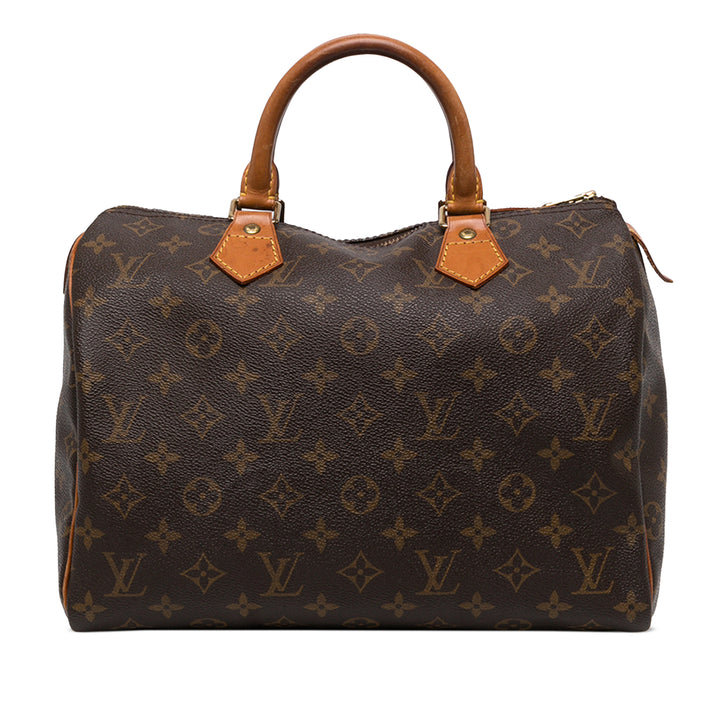 Louis Vuitton Sac à main Speedy 30 Monogram Marron – vue principale – GABY PARIS
