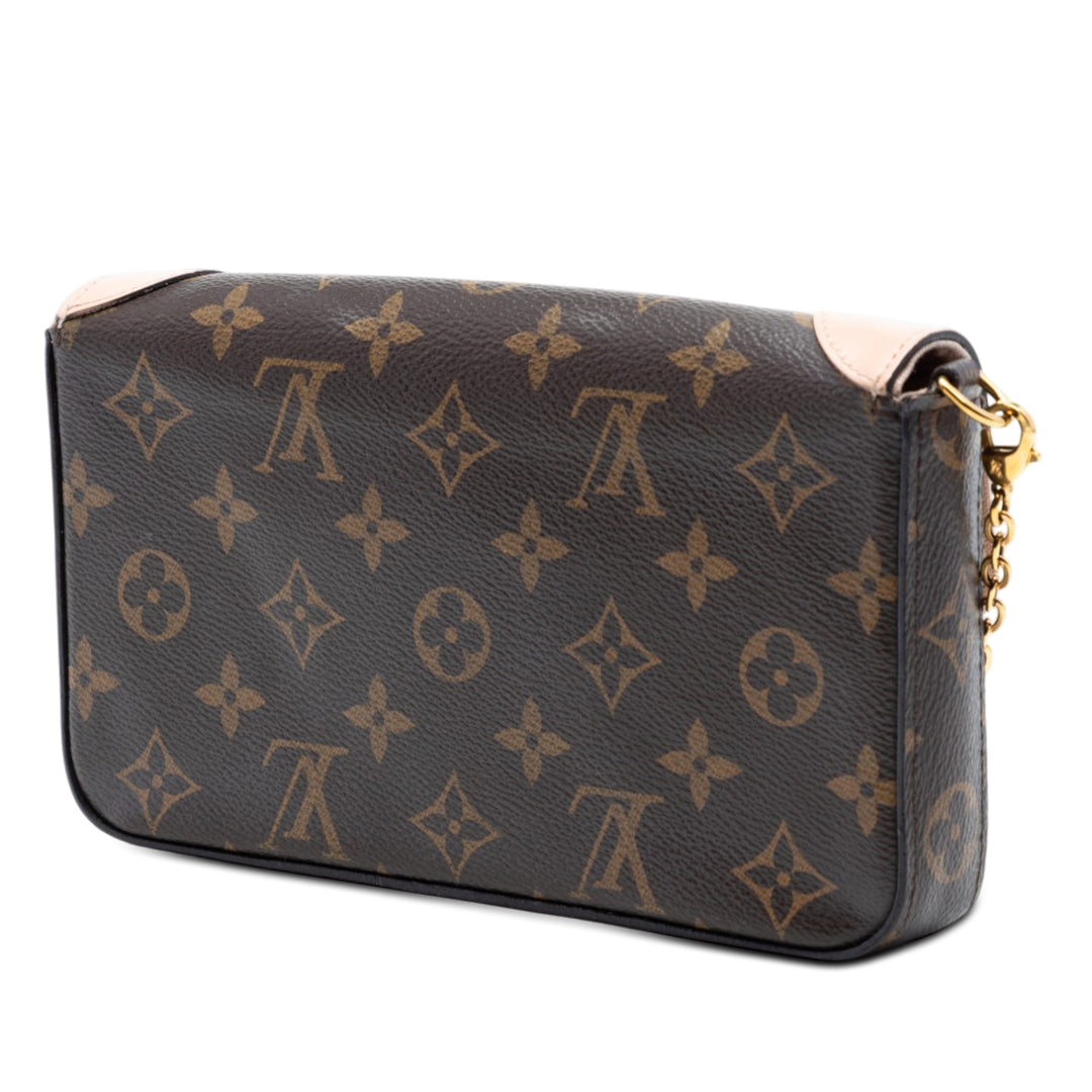 Louis Vuitton Pochette Felicie Valentine Dog Toile Monogram