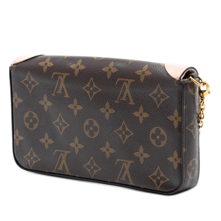 Louis Vuitton Pochette Felicie Valentine Dog Toile Monogram