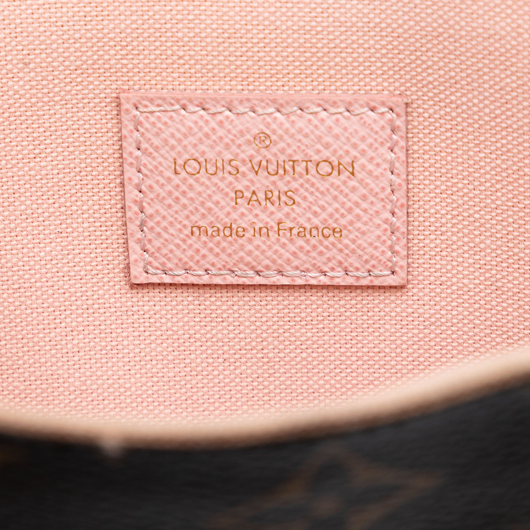 Louis Vuitton Pochette Felicie Valentine Dog Toile Monogram