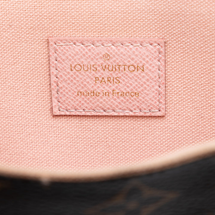 Louis Vuitton Pochette Felicie Valentine Dog Toile Monogram