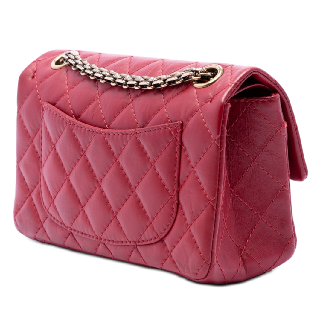 Chanel Matelassé vieilli Cuir de veau Reissue 2.55 Simple rabat 224
