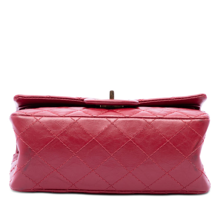 Chanel Matelassé vieilli Cuir de veau Reissue 2.55 Simple rabat 224