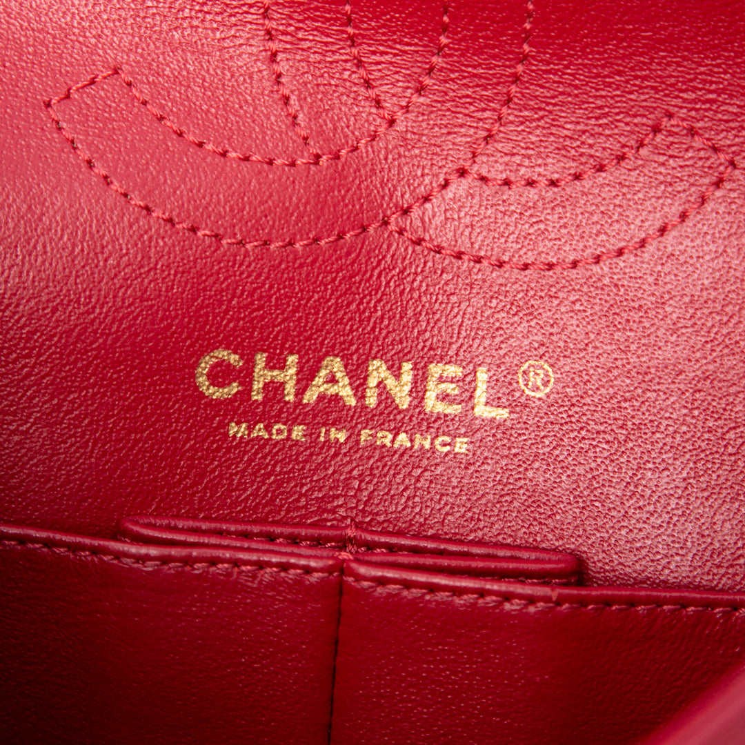 Chanel Matelassé vieilli Cuir de veau Reissue 2.55 Simple rabat 224