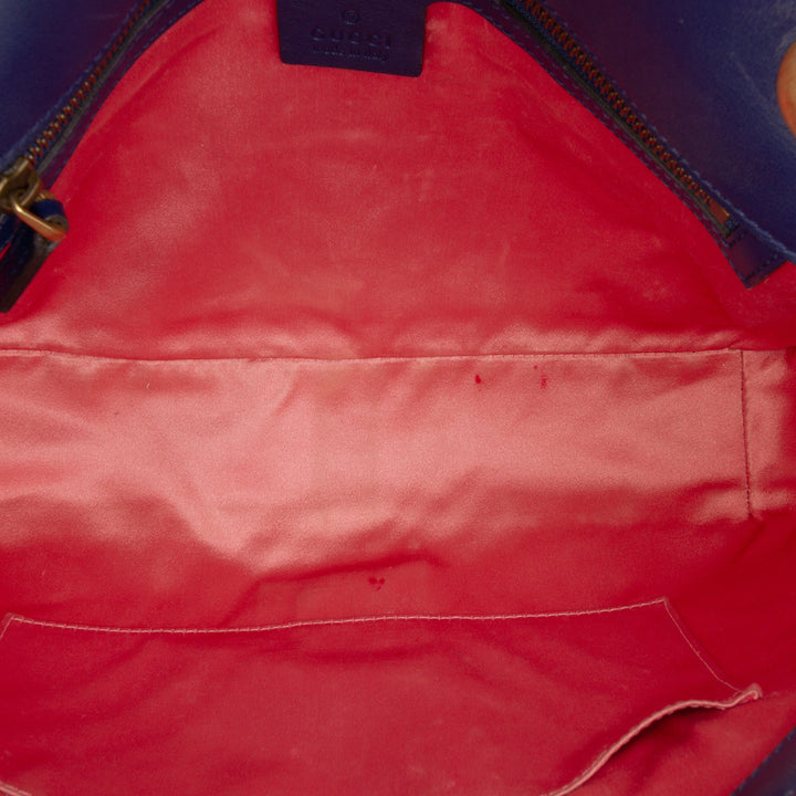 Gucci Large GG Marmont Matelasse Velours Sac bandoulière Bleu – GABY PARIS Authentique