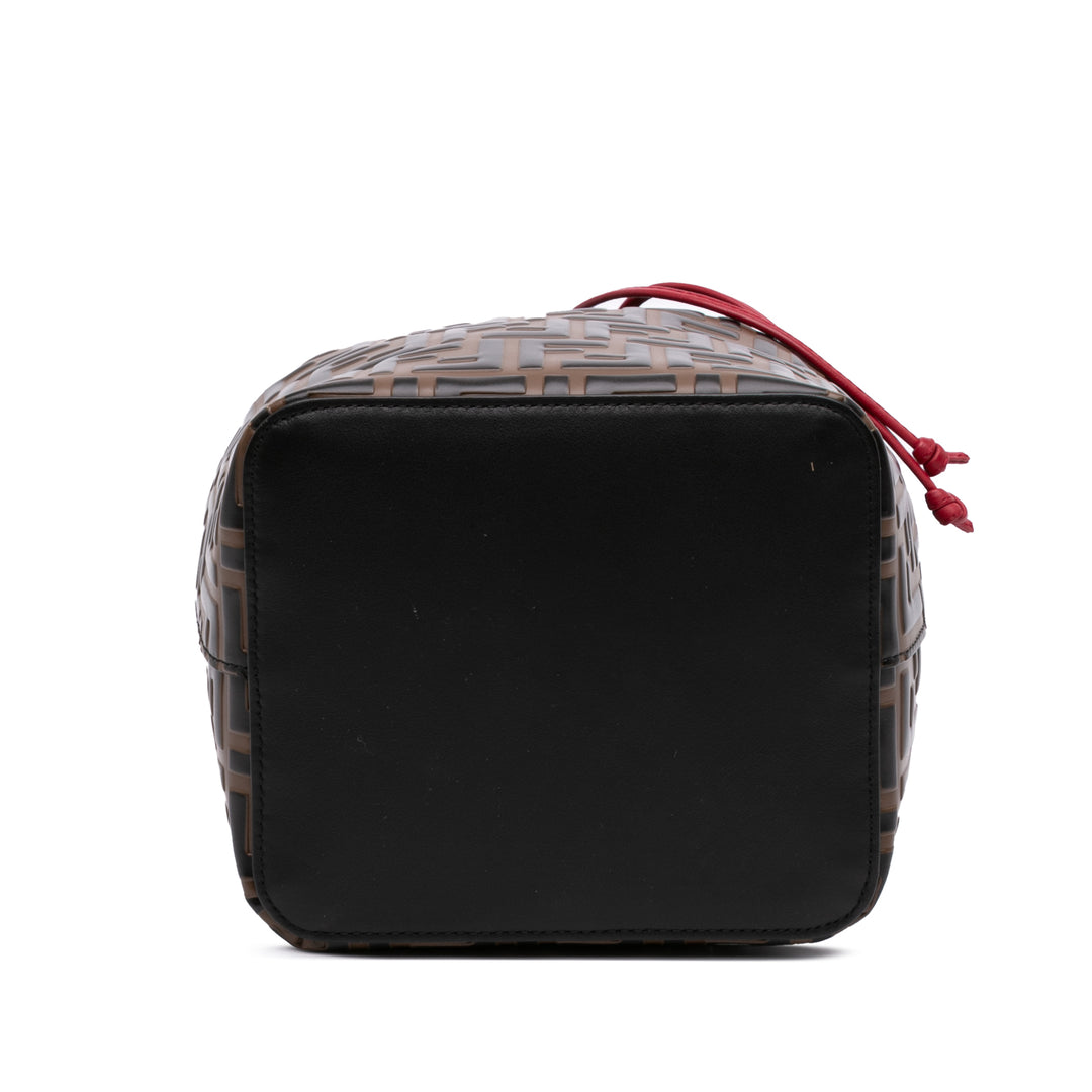 Fendi FF 1974 embossé Cuir Mon Tresor Bucket Sac