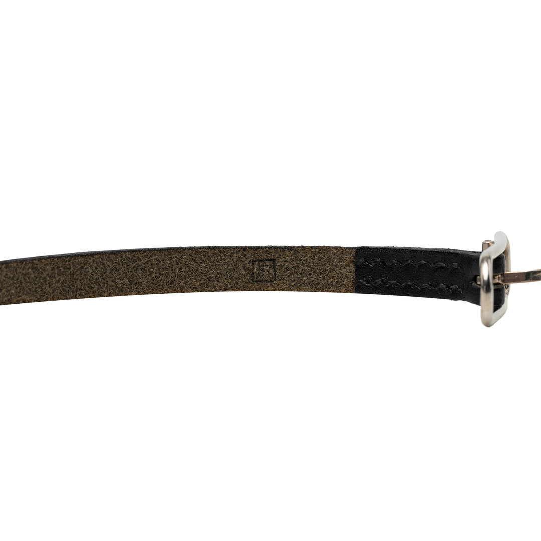 Palladium plaqué Triple Wrap Hapi I Bracelet Swift Noir