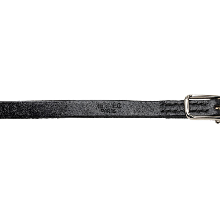 Palladium plaqué Triple Wrap Hapi I Bracelet Swift Noir