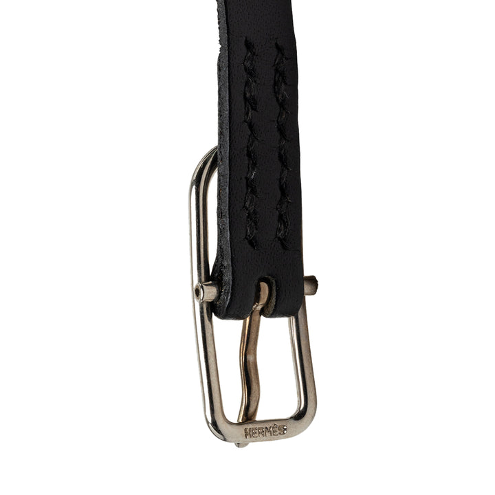 Palladium plaqué Triple Wrap Hapi I Bracelet Swift Noir