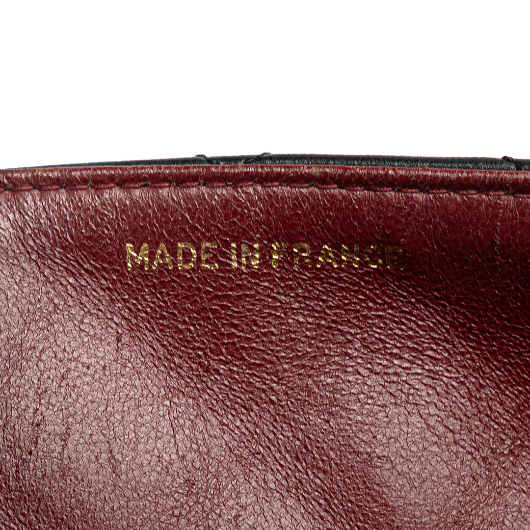 Chanel Square Quilted Cuir d’agneau Single Flap Noir – GABY PARIS Authentique