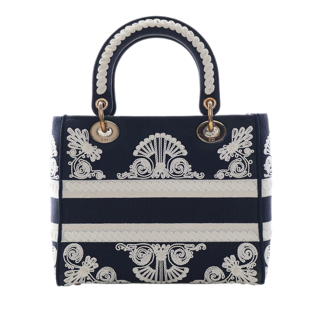 Dior Medium brodé Toile Cornely Lady D Lite