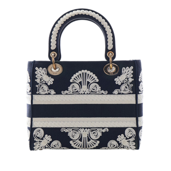 Dior Medium brodé Toile Cornely Lady D Lite