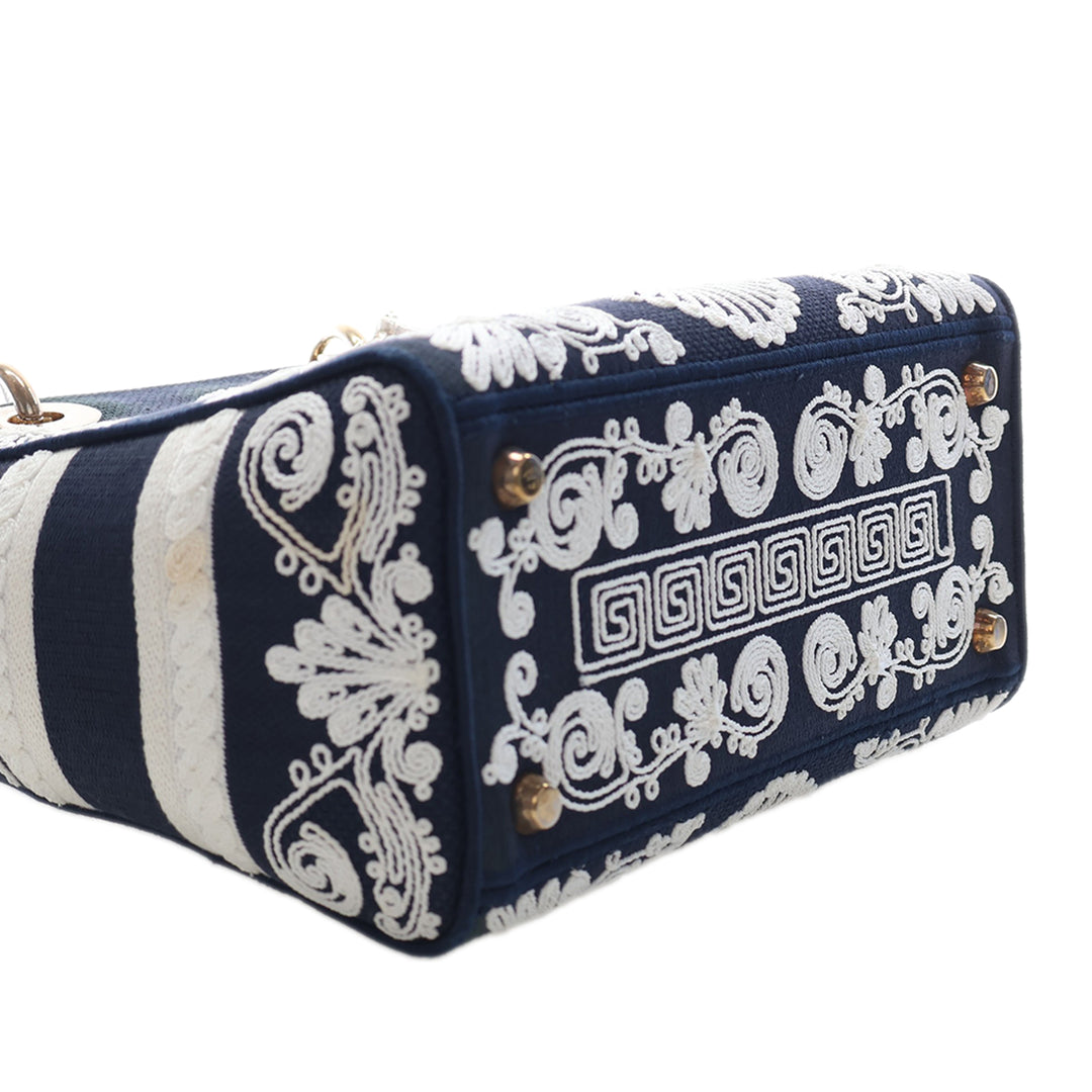 Dior Medium brodé Toile Cornely Lady D Lite