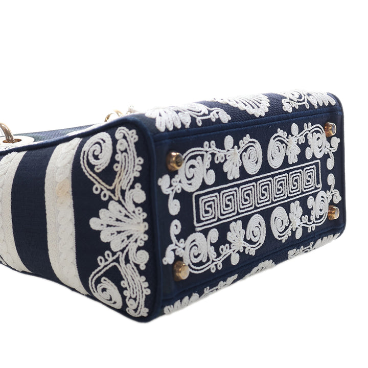 Dior Medium brodé Toile Cornely Lady D Lite