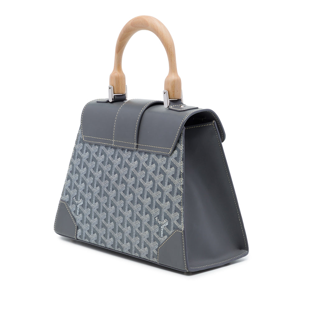Goyard Sac à main Saigon Structured Goyardine PM Gris – vue 2 – GABY PARIS
