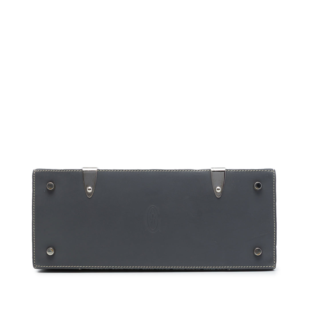 Goyard Sac à main Saigon Structured Goyardine PM Gris – vue 3 – GABY PARIS