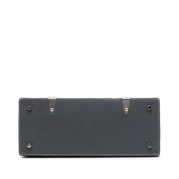 Goyard Sac à main Saigon Structured Goyardine PM Gris – vue 3 – GABY PARIS