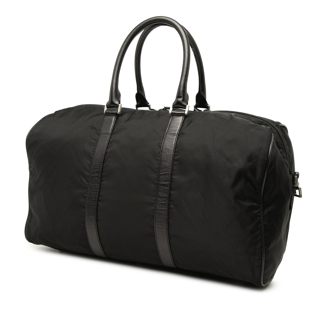 Prada Saffiano à finitions Tessuto Sac de voyage