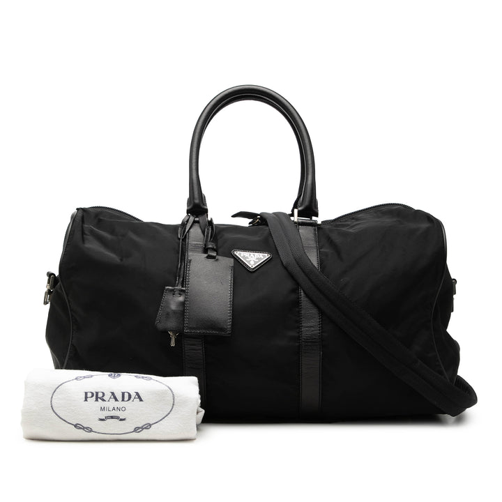 Prada Saffiano à finitions Tessuto Sac de voyage