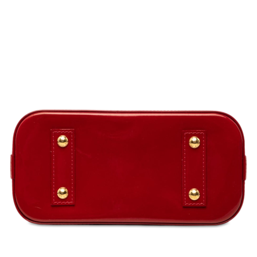 Alma BB Cuir verni Monogram Rouge