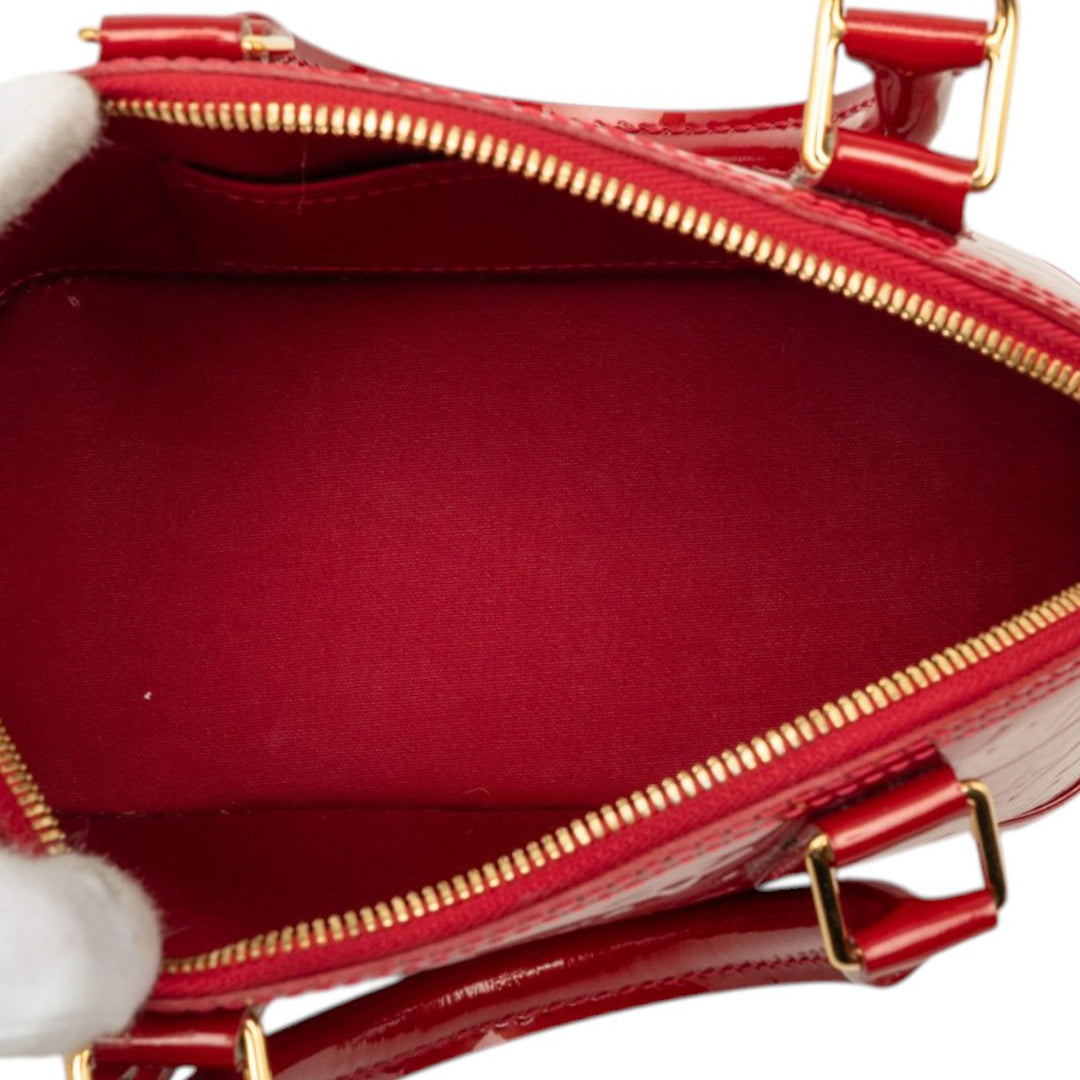 Alma BB Cuir verni Monogram Rouge