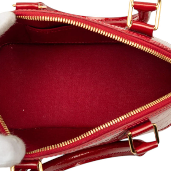 Alma BB Cuir verni Monogram Rouge