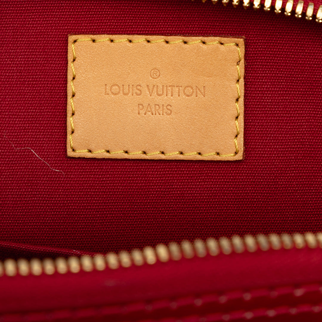 Alma BB Cuir verni Monogram Rouge