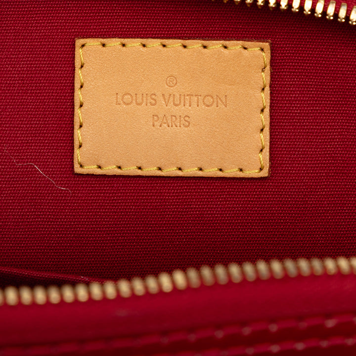 Alma BB Cuir verni Monogram Rouge