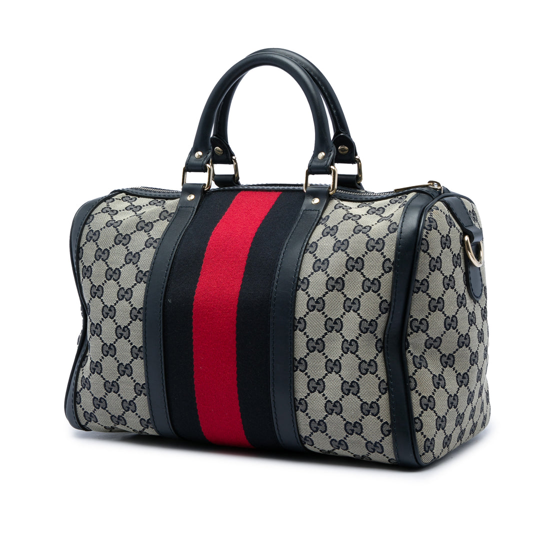 Gucci GG Web Joy Boston Sac Moyen Toile