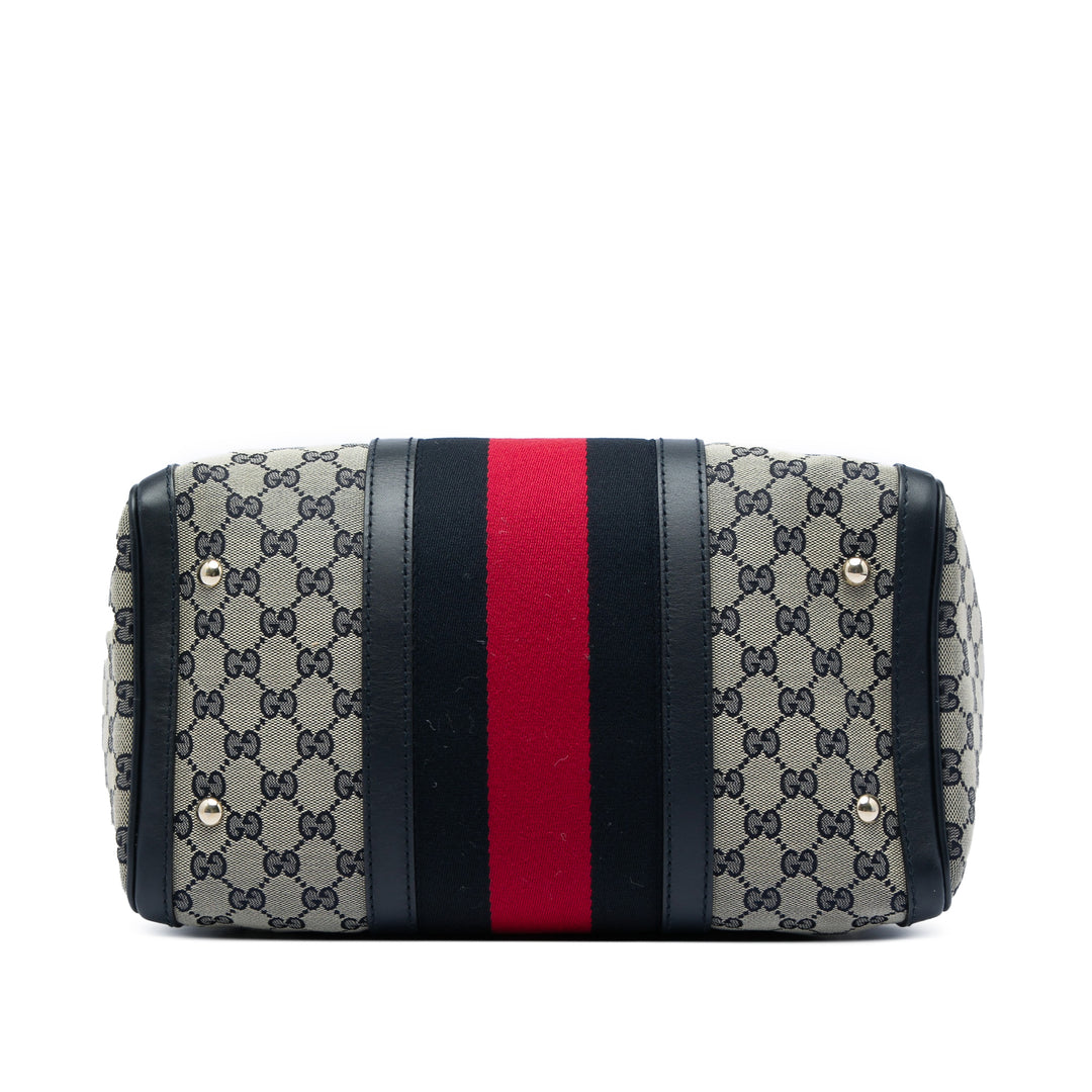 Gucci GG Web Joy Boston Sac Moyen Toile