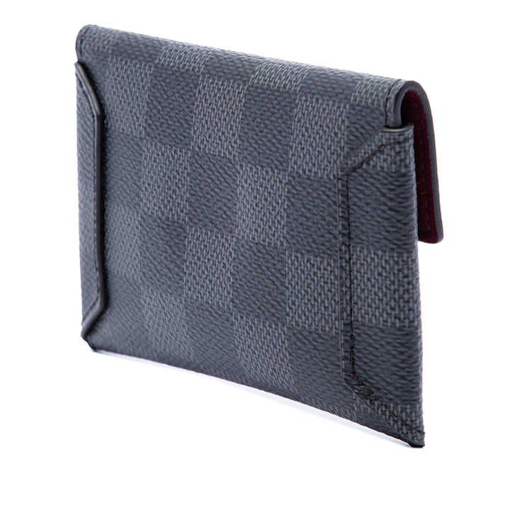 Compact Modulable Portefeuille Damier Graphite Noir