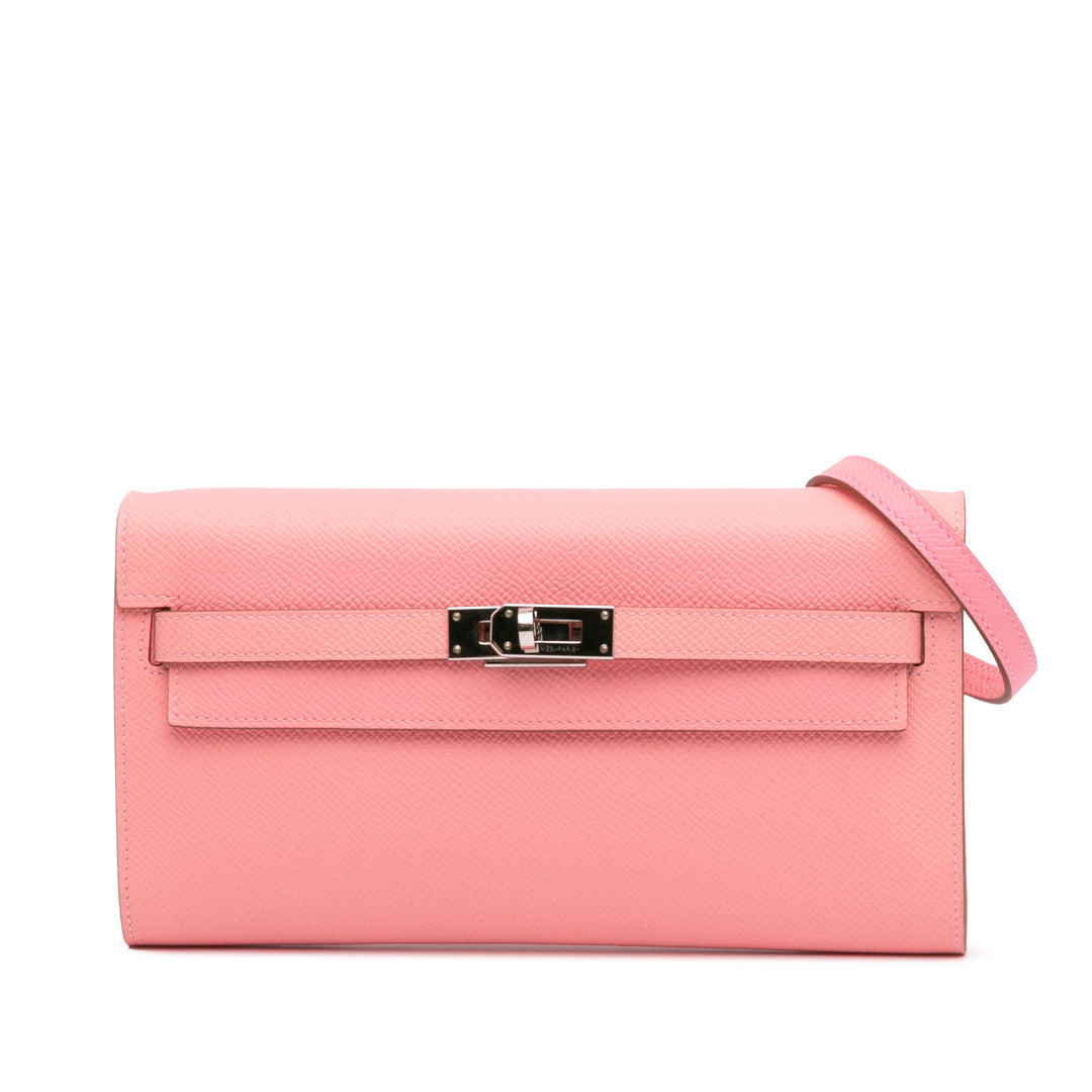 Epsom Kelly To Go Wallet Pink - Gaby Paris