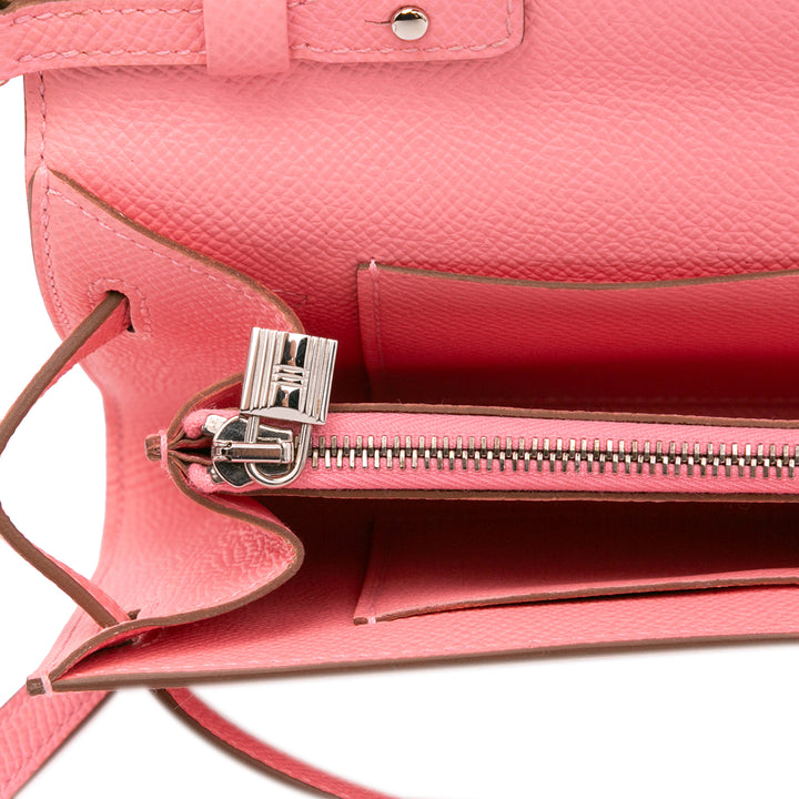 Epsom Kelly To Go Wallet Pink - Gaby Paris