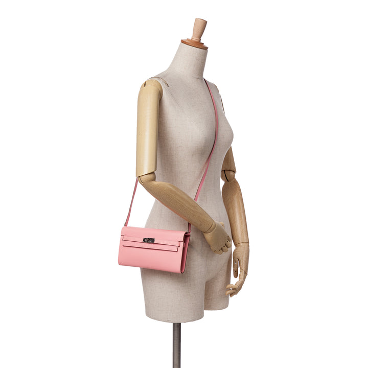 Epsom Kelly To Go Wallet Pink - Gaby Paris