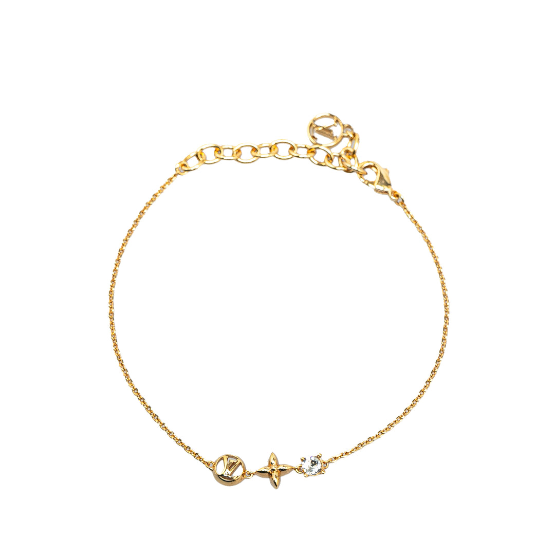 Louis Vuitton Gold Plated Petit Louis Bracelet Gold - GABY PARIS