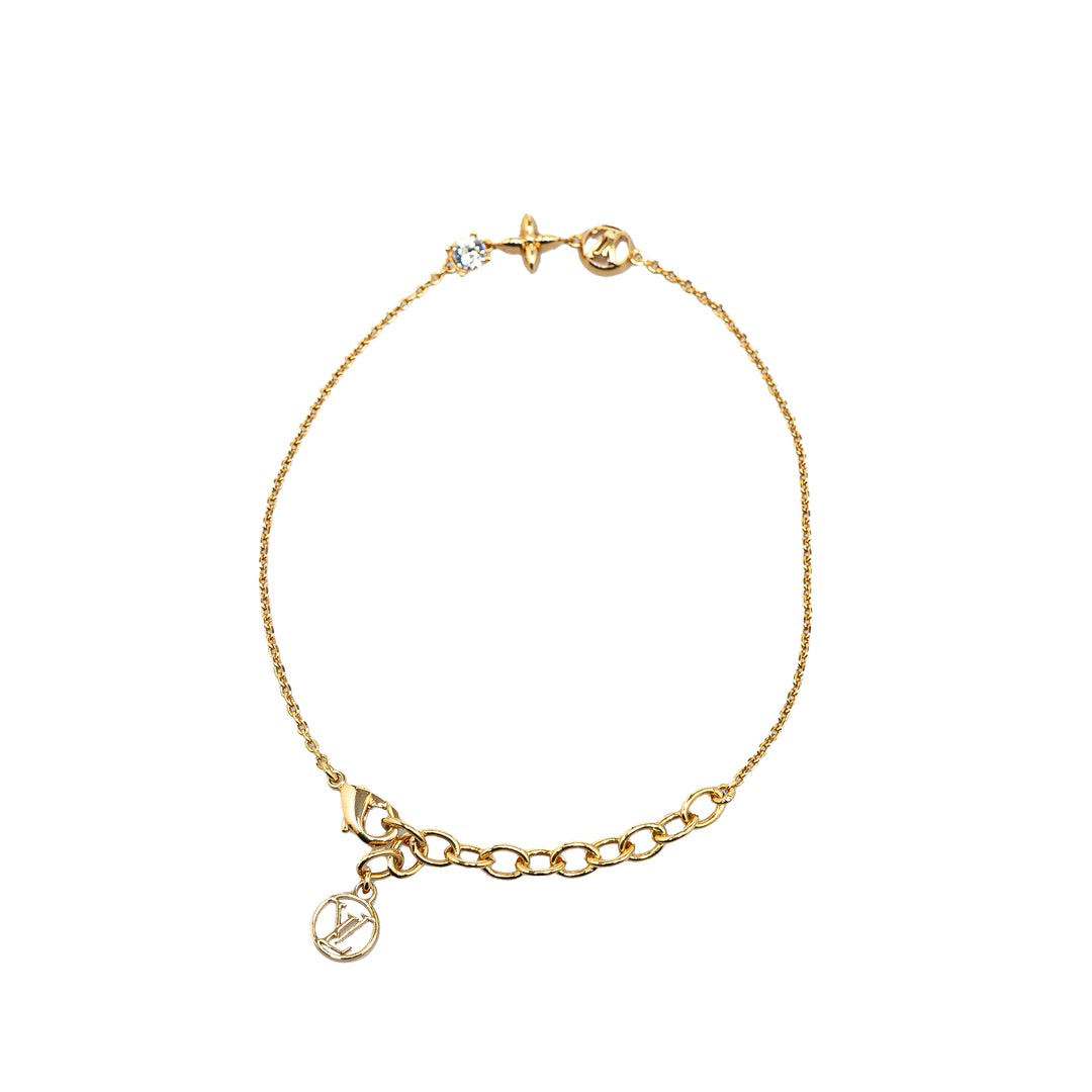 Louis Vuitton Gold Plated Petit Louis Bracelet Gold - GABY PARIS