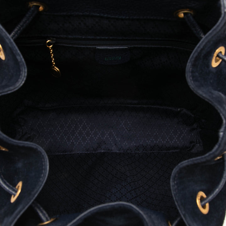 Gucci Bamboo Sac à dos à cordon Daim