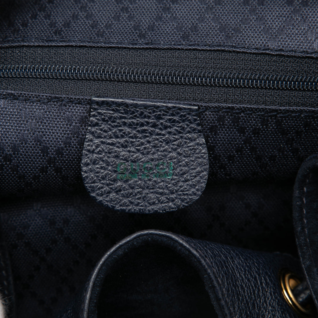 Gucci Bamboo Sac à dos à cordon Daim
