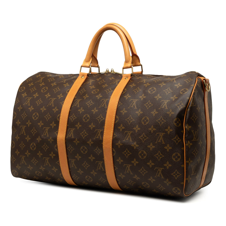Louis Vuitton Keepall Bandouliere 50 Toile Monogram
