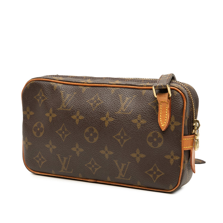 Pochette Marly Bandouliere Monogram Marron