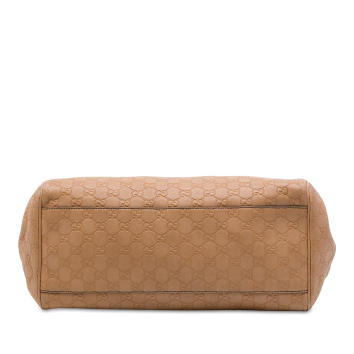 Gucci Guccissima Emily Cabas Grand Marron – vue 3 – GABY PARIS